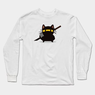 Ninja Cat Long Sleeve T-Shirt